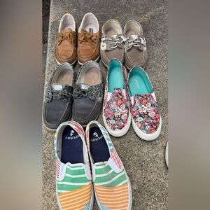 Sperry size 8.5 shoe collection 5 pairs one price